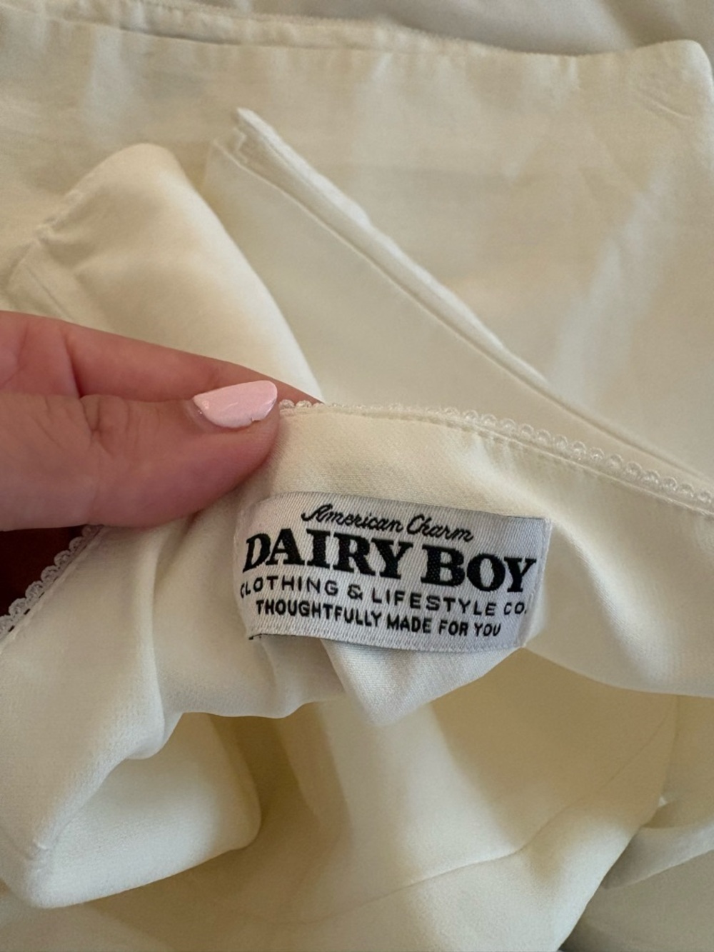 Dairy Boy rare White Two-Piece Corset Top & Mini Skirt Set size xs - Picture 3 of 4